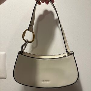 STAUD OLLIE BAG IN WHITE/CREAM